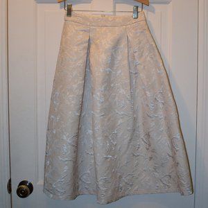 ASTR The Label High-Rise Midi Skirt in Cream.